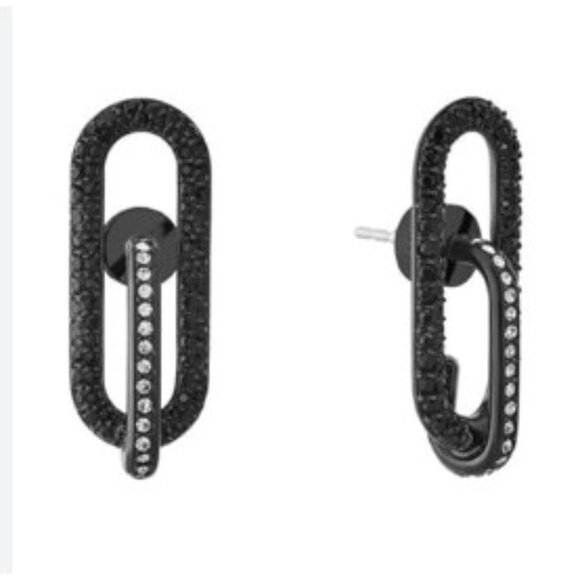 Michael Kors Iconic Pave Link Earrings NWT - Picture 2 of 2